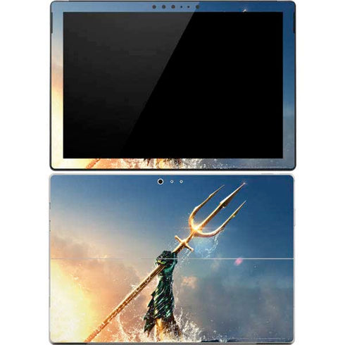 DC Comics Aquaman Movie Poster Trident Surface Pro 4 Skin